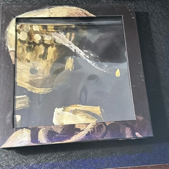 Van Gogh Skeleton silk scarf - Picture 2 of 3